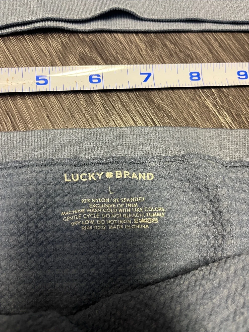 NWOT Lucky Brand Ribbed Two-Piece Sets in Gray and Light Blue